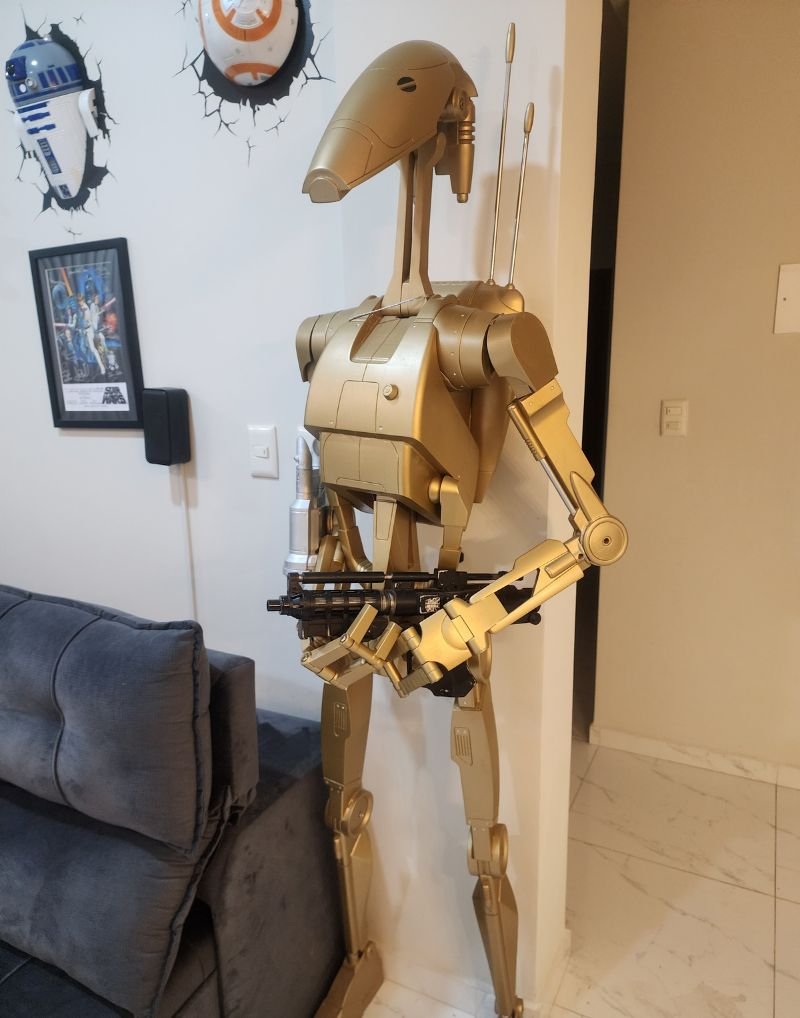 Droide B1 impreso en 3D Impresion 3D Bolivia, Hacemos impresiones 3D en Santa Cruz Bolivia