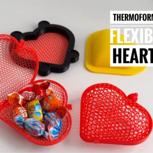 Corazones flexibles termoformados